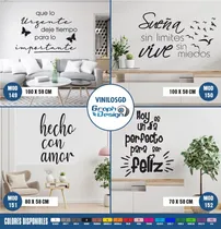 Comprar Vinilos Decorativos - Frases -  De Pared Deco Hogar