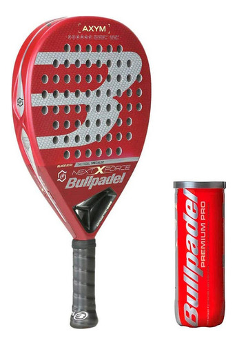 Paleta Pádel Bullpadel Axym Db 22 + Tubo X3 Pelotas - Rex