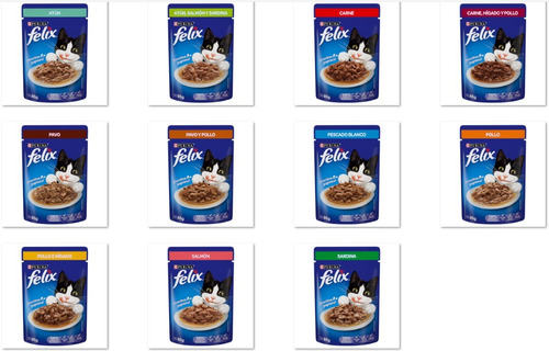 Felix Sobre 85g 12 Piezas Sabores A Elegir