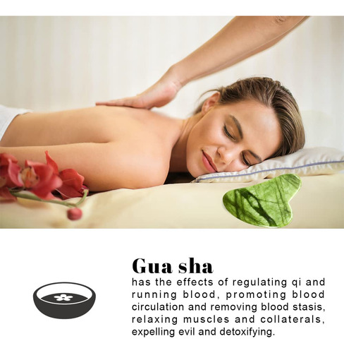 Herramienta Facial Tigerstar Nature Jade Rose Quartz Gua Sha