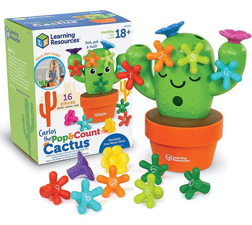 Learning Resources Carlos The Pop & Count Cactus - 16 Piezas