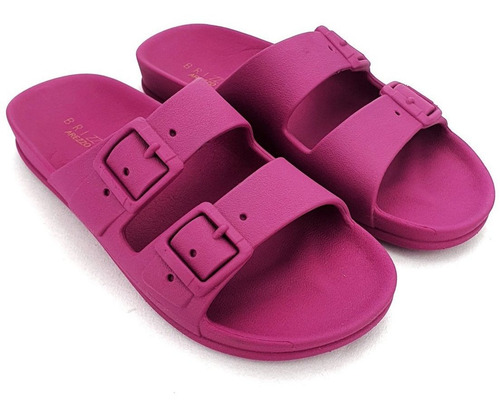 Chinelo Slide Birken Brizza Arezzo Pink Original Z19006-0001