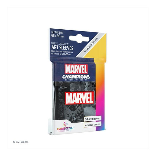 Marvel Champions Sleeves  Marvel Black