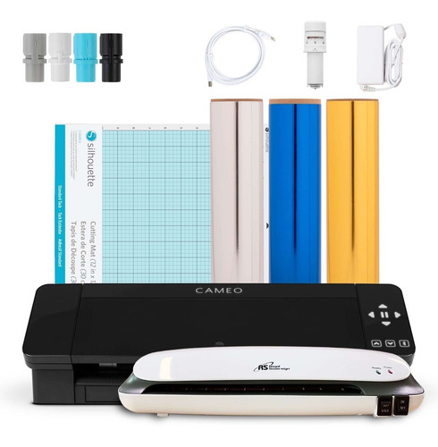 Imagen 1 de 1 de Combo Silhouette Cameo 4 Con Aplicación De Foil