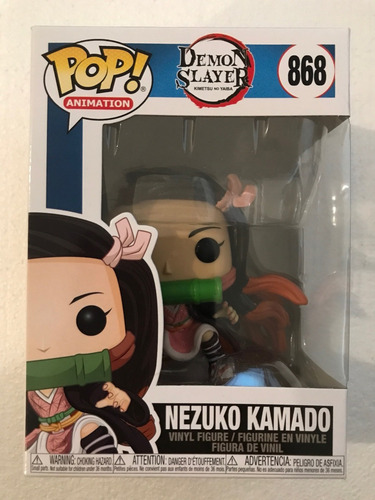 Funko Pop 868 Nezuko Kamado Demon Slayer Figura De Vinil (Usado)