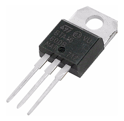 Transistor Triac Bta16-600b 16a 600v Bta16600