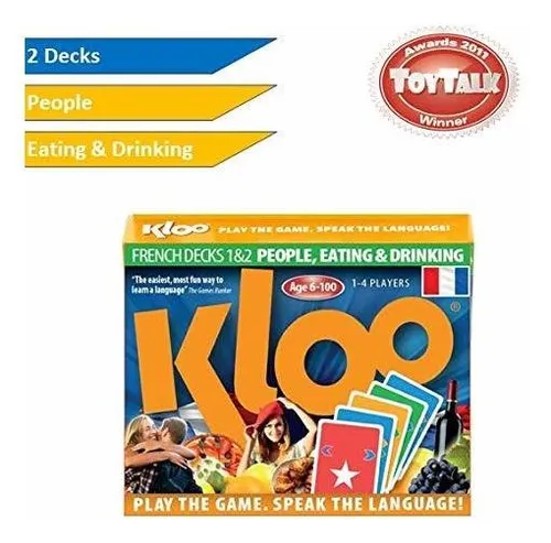 Pack Juegos De Cartas Para Aprender Francés.