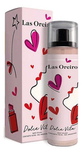 Body Splash Mujer Las Oreiro Dulce Vita 100ml Frutos Rojos 