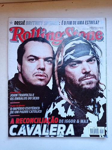 Revista Rolling Stone Nº 18 - Sepultura / Irmãos Cavalera