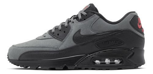 Zapatillas Nike Air Max 90 Grey Suede Urbano Aj1285-025   