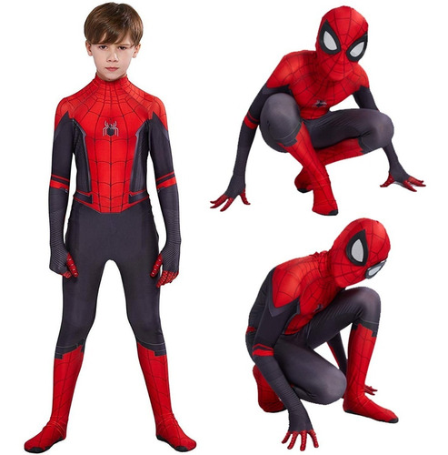 Cosplay Anime Traje De Spider Man Disfraz Niño Hombre Ropa | Meses sin  intereses