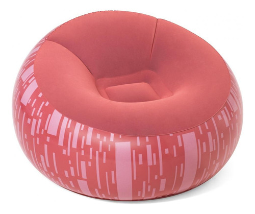 Sillon Puff Inflable Sofa Individual Colchon Bestway 75052 Color Rojo