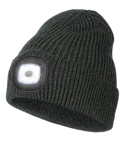 Yuntuo Gorro Unisex Con Luz Led, Gorro De Faro Recargable Po