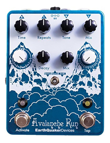 Earthquaker Devices Avalanche Run Stereo Reverb & Delay Con 