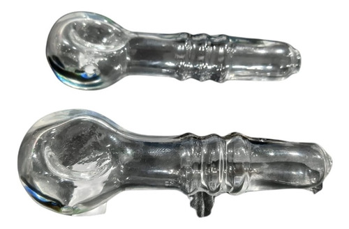 Imagen 2 de 5 de Pipa De Vidrio Pirex Transparente 11 Cm Dk 8780 Parafernalia