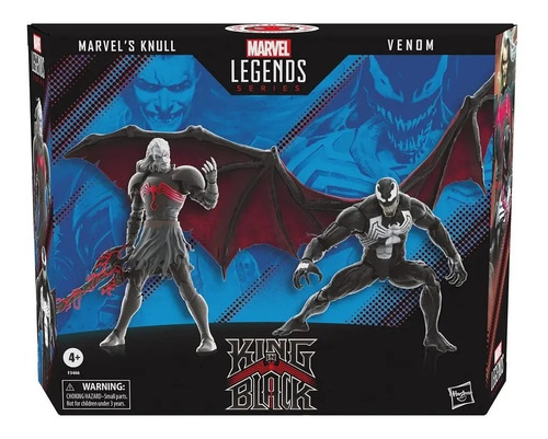 Figura Marvel Legends Series - Spiderman - Knull Y Venom