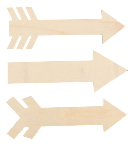 Formitas Formas Madera Mdf Flechitas Flechas Rectas 15cm X10