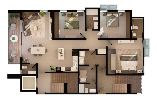 Apartamento De Venta En Cerro Hermoso, Santiago