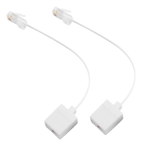 Adaptador De 12 Enchufes 8p4c/rj45 Macho Rj11 6p4c A Hembra