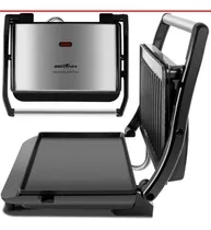 Comprar Grill Press Britânia Sanduicheira Preto Inox Misteira Grande Cor Pretou002Finox - Grill Britania Press Inox Antiaderente Compacto Prático E Eficiente 110v