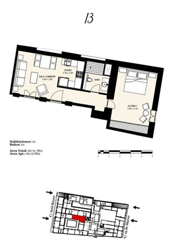 Imagen 9 de 13 de Apto 22, 2da, La Castilla Luxury Residence, Zona Colonial