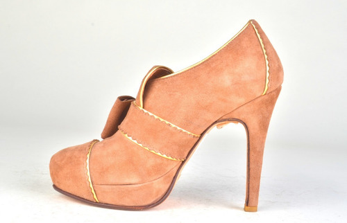 Imagen 4 de 6 de Zapatos Sandalias De Gamuza De Mujer - Magdalena - Ferraro