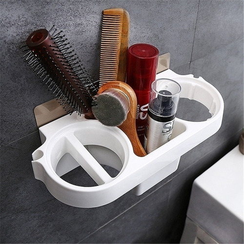 Organizador De Almacenamiento De Doble Orificio For Baño, S