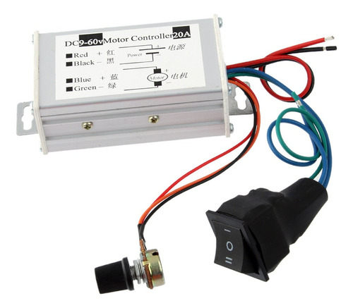 Control De Velocidad Del Motor De 400w Dc 12v-24v Dc 12v 24v