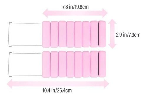 Para \ 4 Polainas De Peso Ajustables For Muñecas Y Tobillos