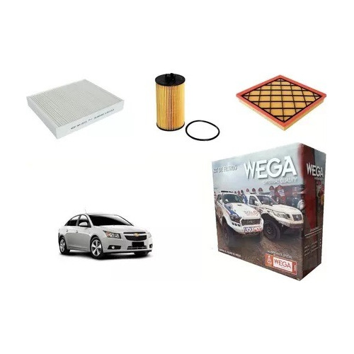 Kit De Filtros Para Chevrolet Cruze 1.8 16v 141cv 2010---