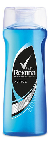 Jabón líquido Rexona Men Active fragancia active en botella 250 ml