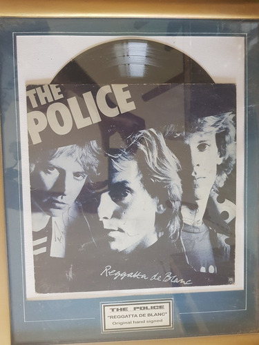 Cuadro The Police Autografiago