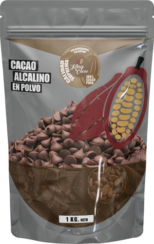 Cacao Polvo 2 Kg Alcalino Amargo Español Calidad Suprema