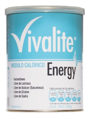 Pack 2 Vivalite Energy 500 Grs (modulo Calorico) Deltamed