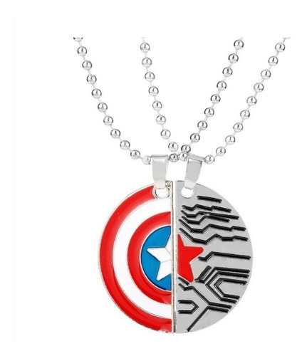 Collar Del Escudo Del Capitán America- Avengers