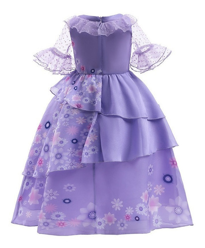 Vestido De Princesa Con Estampado Floral De Niñas Ropa De Ga | Cuotas sin interés Vestido De Princesa Con Estampado Floral De Niñas Ropa De Ga | Cuotas sin interés