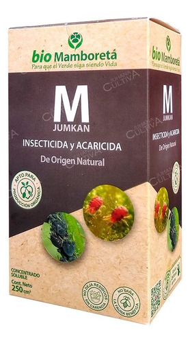 Mamboreta M 100c Jumkan Jabon Insecticida Acaricida Organico