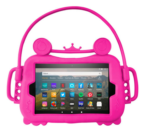 Capa Capinha Infantil Tablet Amazon Fire Hd8 Design Colorido