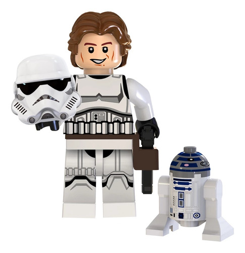Chaveiro Lego Artesanal Star Wars Vários Personagens Geek Han Solo Stormtrooper Chaveiro