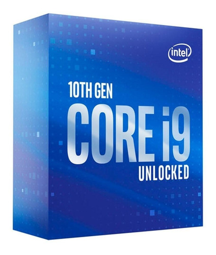 Processador gamer Intel Core i9-10850K BX8070110850K  de 10 núcleos e  5.2GHz de frequência com gráfica integrada