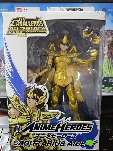 Saggitarius Aiolos Anime Heroes Bandai