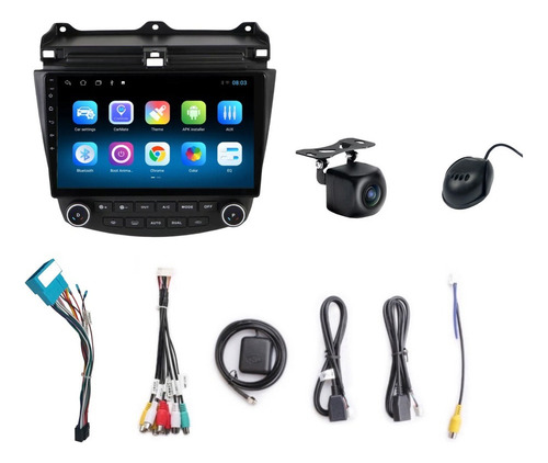 Estereo Honda Accord 03-07 Carplay Android Auto 4+64