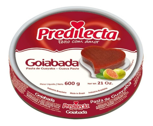 Imagem 1 de 1 de Goiabada Lata 600g Predilecta