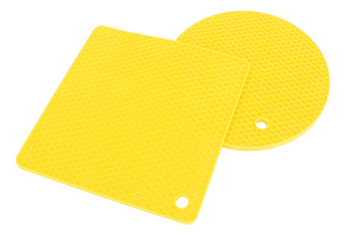 Alfombrillas De Silicona Para Cocina, 5 Unidades, 2 Redondas