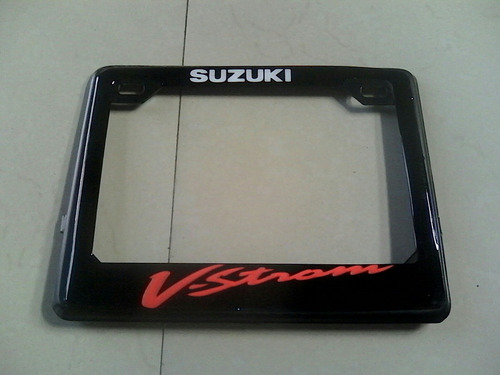 Imagen 6 de 6 de Klr 650 Kawasaki Vstrom 650 1000 Suzuki Porta Placa Motos