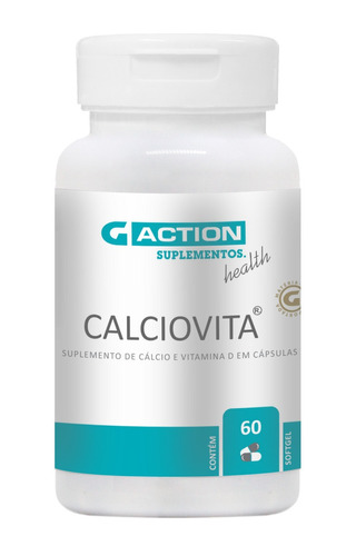 Calciovita - Cálcio E Vitamina D - 60 Cápsulas