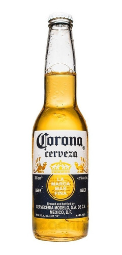 Imagen 1 de 6 de Cerveza Corona X 24 Botellas De 355ml