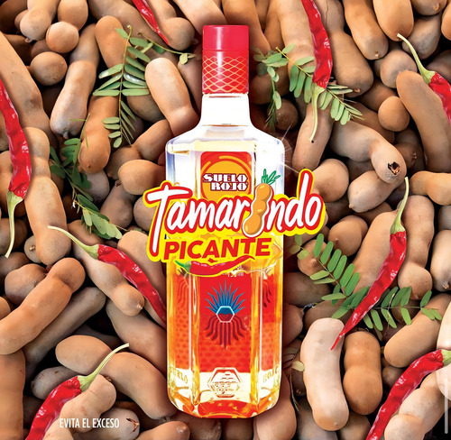 Licor Con Tequila Suelo Rojo Tamarindo Chile Yahualica 750ml