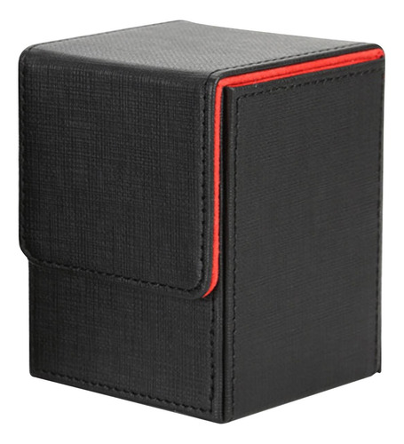 Caja De Juegos De Cartas Coleccionables, Negro Interior Rojo