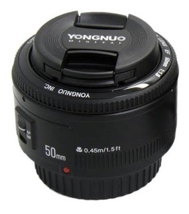 Lente Yougnuo Yn 50mm F/ 1.8 C Para Câmeras Canon